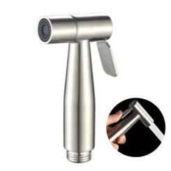 Toilet Sprayer Gun Stainless Steel Hand Bidet Faucet for Bathroom Hand Sprayer Shower Head Self Cleaning Bathroom Fixture Bidet