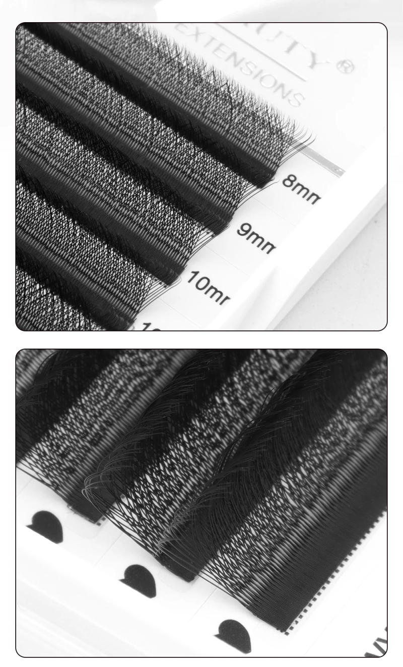 Description Picture 5 of itemFalse eyelashes stock clearance sale,3D/4D/5D/6D/7D/8D W Shape Natural Soft Hand Woven Fans Automatic Flower False Eyelashes