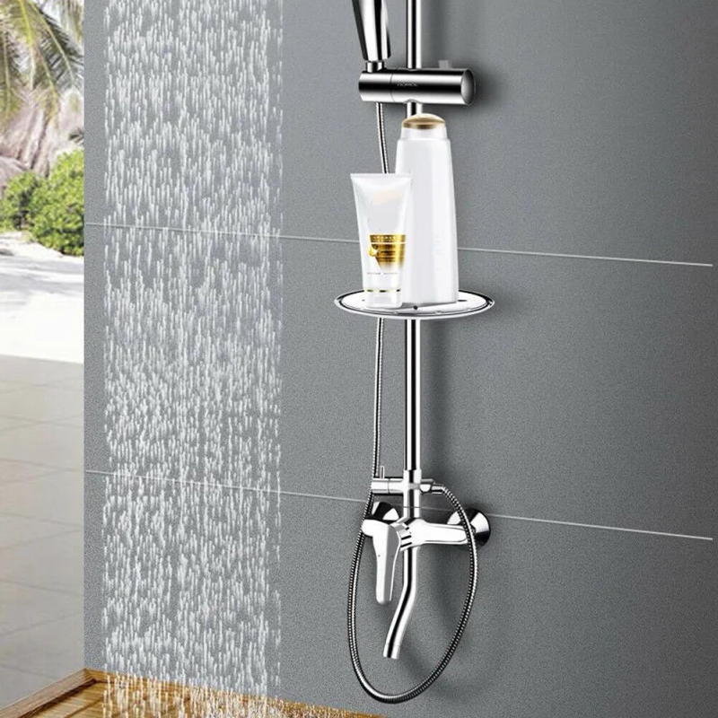 Description Picture 6 of item1/2 Valve Head Faucet Bathroom Accessories Water Separator Switch Adapter Adjustable Control 3 Way Connector Shower Diverter
