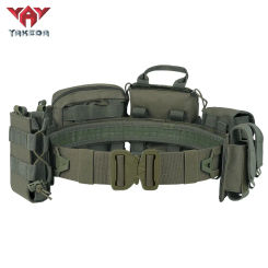 Yakeda Tactical Waist Bag 8 in 1 Camouflage Molle Combat Belt With Pouches