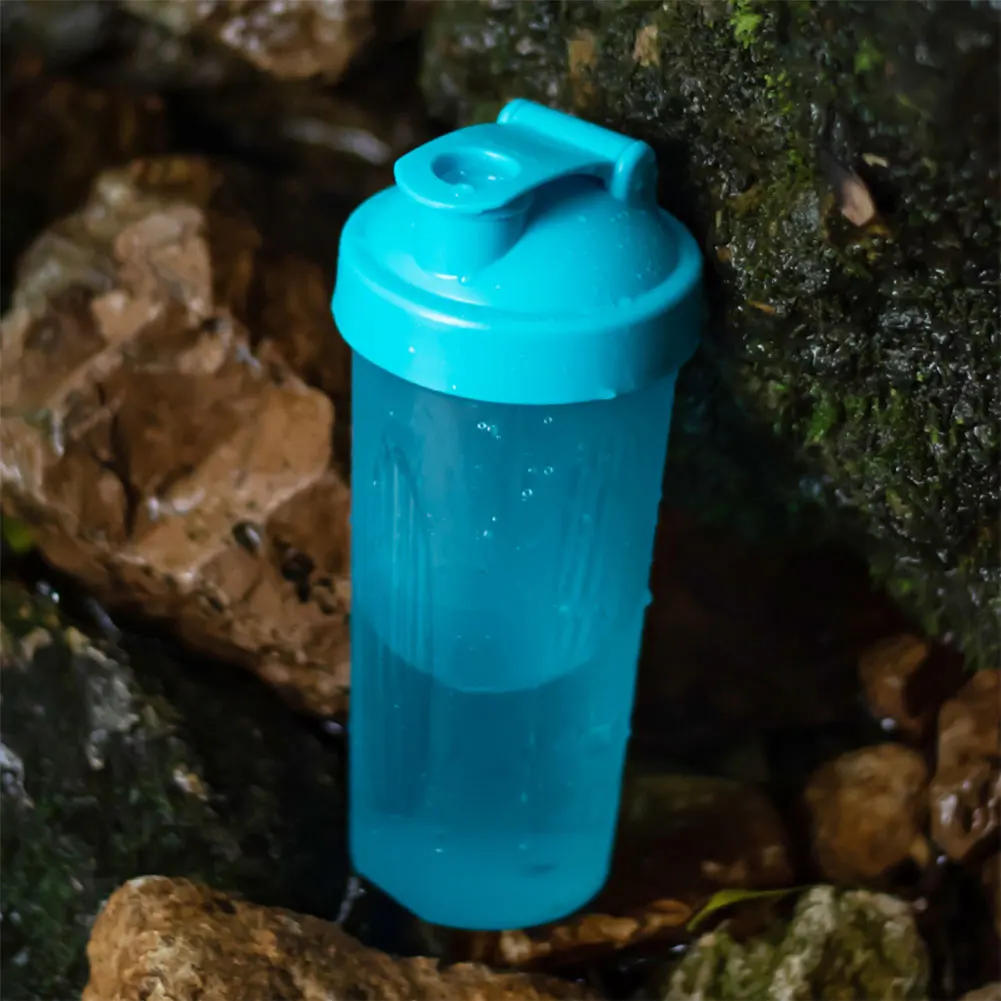 Description Picture 6 of item600ml Protein Powder Shaker Bottle Leak Proof Water Bottle for Gym Fitness Training Sport Mixing Cup with Scale Portable Cup