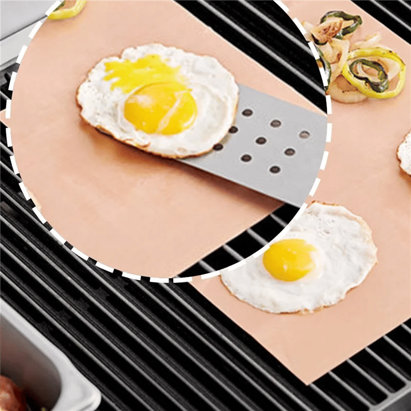 Description Picture 5 of itemA19F-2Pcs 78 Inch Roll Large Copper Oven Liners For Bottom Of Oven BPA And PFOA Free, Brown