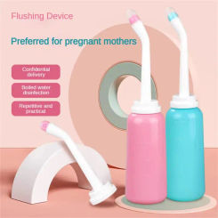500ml Portable Bottle Bidet Sprayer shower head Nozzle Personal ass Cleaner Held Seat Toilet Washing for Travel t1