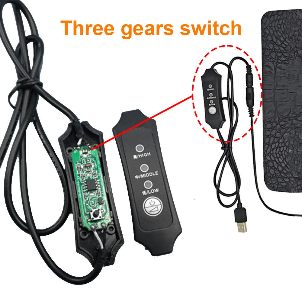 Description Picture 2 of itemHeating Pad Pet Reptile Electric Blanket USB Waterproof Adjustable 3 gear temperature Controller Winter Home Heated Mat Warm Pad