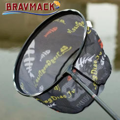 1 PC Fishing net head with anti-collision feature Aluminum alloy fishing net head Foldable Fishing Net