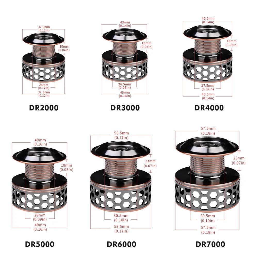 Description Picture 5 of itemDR Full Metal Line Cup Fishing Reel LUYA SPINNING WHEELS SEA ROD REELS Front Unloading Spinning Wheel 3BB 5-10kg Pulling Power