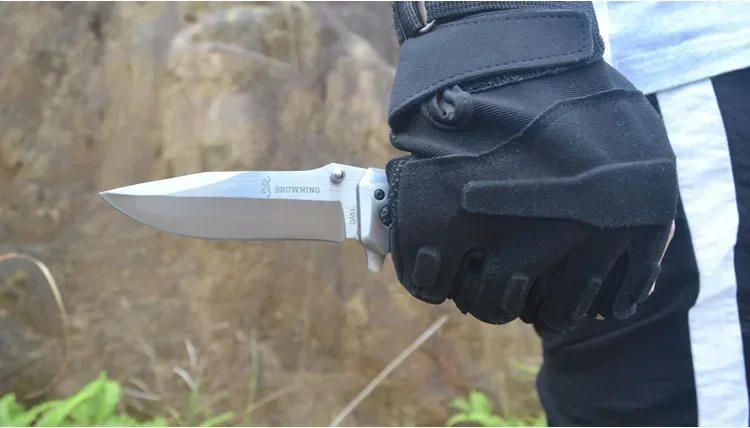 Description Picture 6 of itemDA51 Steel Folding Pocket Knife for Men High Hardness Self Defense Military Tactical Outdoor Survival Pocket Knives for Hunting