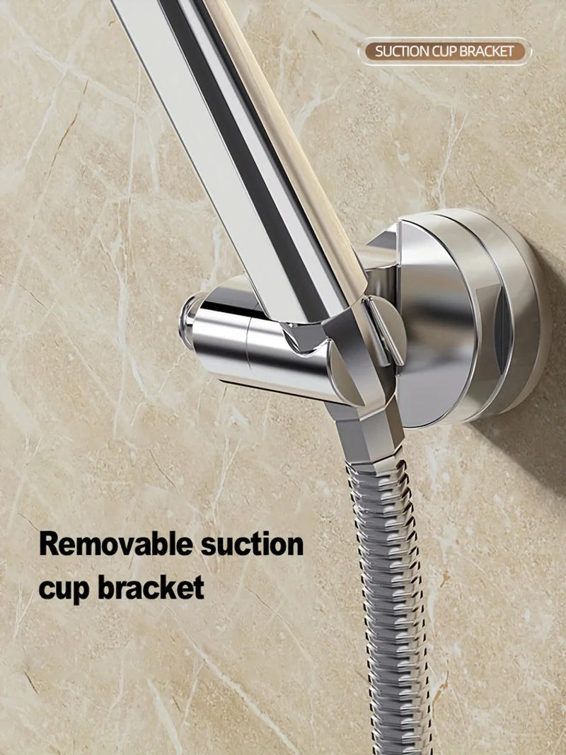 Description Picture 5 of itemEasy to install shower head bracket without drilling, with adjustable suction cup and rotating hook - durable plastic