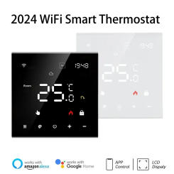 2024 New Tuya WiFi Smart Thermostat Water Electric Gas Boiler Temperature Controller for Alexa Google Home Alice Smartthing