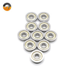 10PCS F607zz 7x19x6mm F607 F1970zz Abec-7 Deep Groove Ball Bearing Miniature With Flange