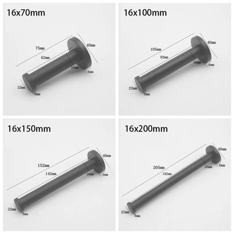 Description Picture 4 of item1Pcs Stainless Steel Single Clothes Hook with Screw Cylindrical Hat Towel Rack Wall Punching Hook Bathroom Hardware Accessories