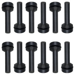 12 Pack WB02X24790 Grate Rubber Feet For GE Gas Stove Top Range Grate Foot Pads Grate Bumpers Stove Cooktop Grate Accessories