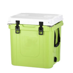 33QT Rolling Hard Cooler Outdoor Plastic Camping Wine Lifetime Cooler