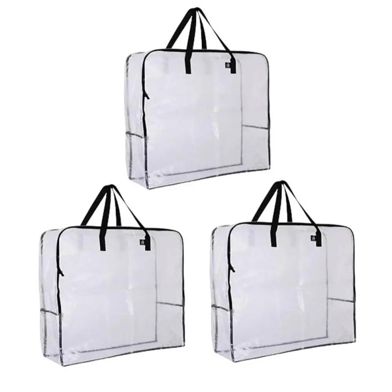 Description Picture 3 of item3pcs Wreath Storage Container Wreath Holder Storage Moving Bags Decorative Wreath Storage Bag Translucent Garland Container