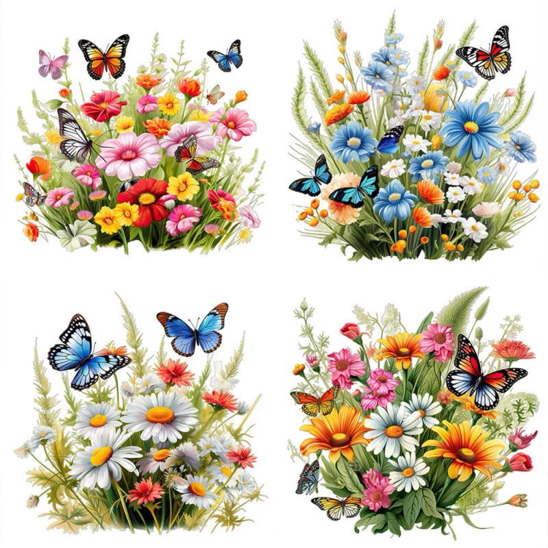 Description Picture 2 of itemBathroom Butterfly Flower Toilet Seat Stickers DIY Self-Adhesive Toilet Lid Decals For Cistern Bathroom Power Switch Decor