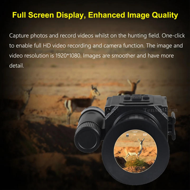 Description Picture 6 of itemDigital Night Vision Scope Infrared Optics Monocular Riflescope 5X Zoom HD 1080P Video Hunting Camera NK008