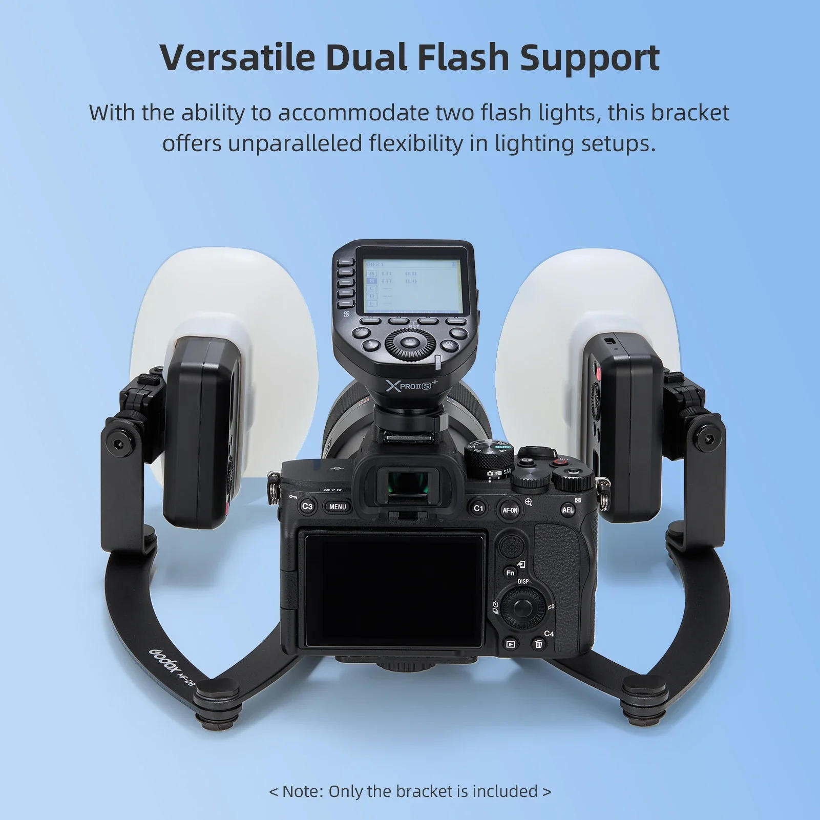 Description Picture 3 of itemGodox MF-DD/GODOX MF-DB Flexible Flash Bracket for Godox MF12 Flash Macro Photography Compatible with Nikon/ Sony DSLR Cameras