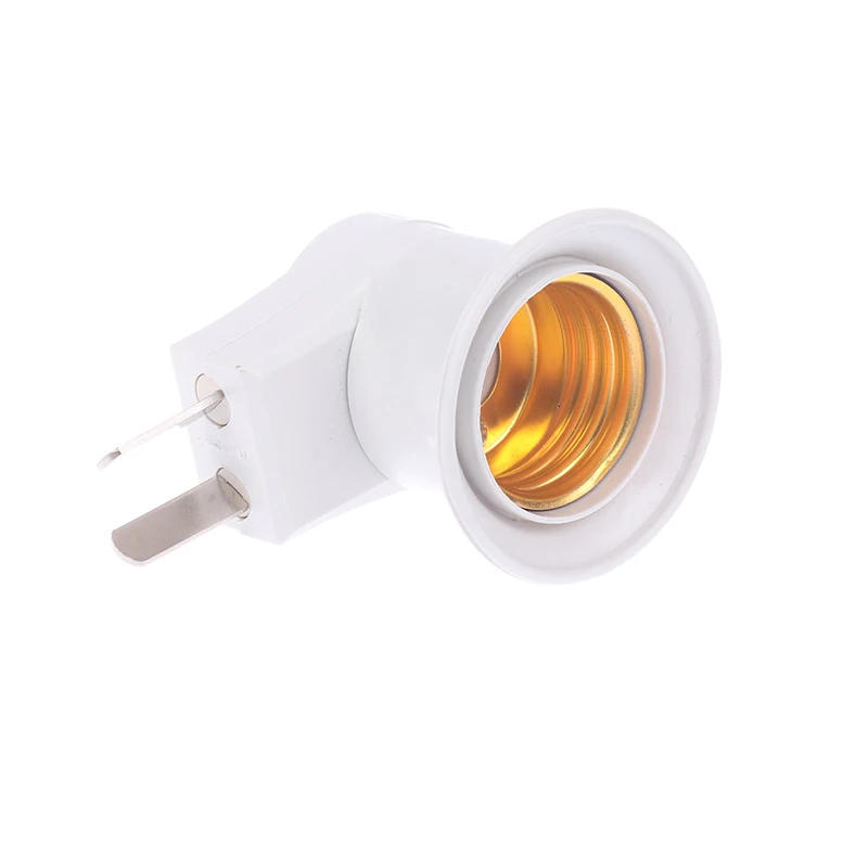Description Picture 4 of item1PC EU US AU Plug E27 LED Lamp Base Power Holder Converter For Led Light Bulb Adapter Socket AC Power 110V 220V EU Plug Switch