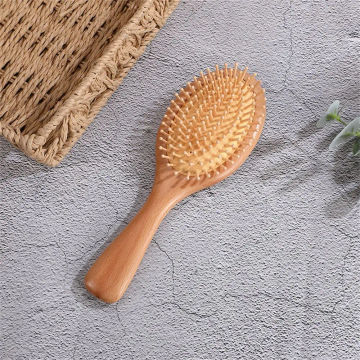 Air Cushion Wood Comb Professional Scalp Care Hair Loss Bamboo Comb Detangling Healthy Hair Brush Styling Tool