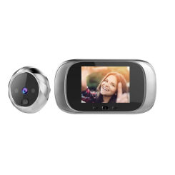 2.8 Inch LCD Digital Doorbell Electronic Eye Doorbell with 0.3MP Camera Outdoor Door Bell