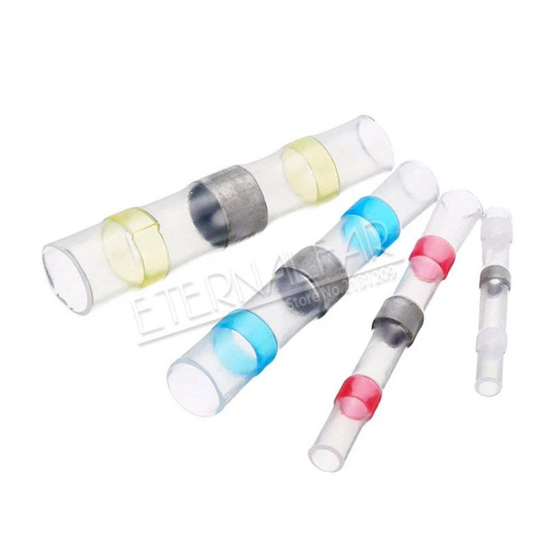 Description Picture 2 of item12AWG SST Waterproof Solder Seal Heat Shrink Butt Stress-free Wire Connectors Terminals Electrical Copper with Soldering Sleeve