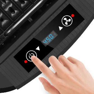 Description Picture 6 of itemCUSIMAX Smokeless Grill Indoor, 1500W Electric Grill Griddle Korean BBQ Grill with LED Smart Display & Tempered Glass Lid, Non-s