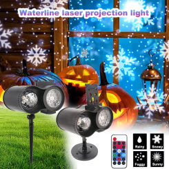 2024 New Projection Led 12 Color Card Replacement Halloween Lights Christmas Dynamic Atmosphere Stage Lawn Indoor Outdoor Lights