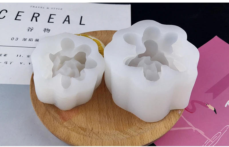 Description Picture 5 of itemSucculent Plant Candle Mold DIY Simulation Cactus Silicone Mold Cute Flower Scented Candle Aroma Plaster Soap Making Home Decor