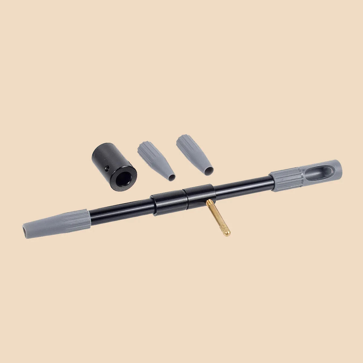 Description Picture 5 of item8Pcs .17Cal .22Cal .30Cal Universal Gun Bore Guide Cleaning Rifle Brush Clean Kit Tactical Hunting Accessories