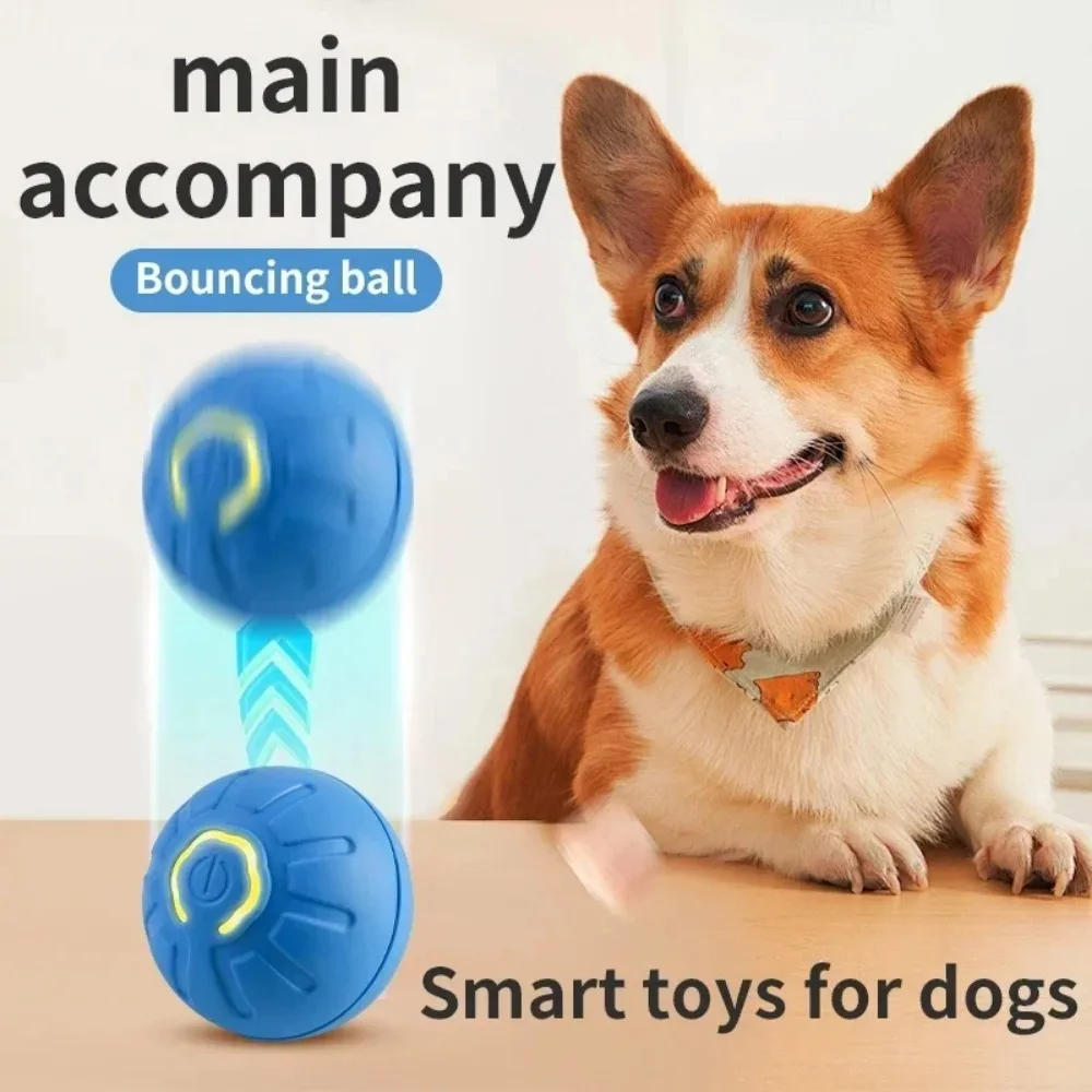 Description Picture 4 of itemSmart Dog Toy Ball Electronic Interactive Pet Toy Moving Ball USB Automatic Moving Bouncing for Puppy Birthday Gift Cat Products