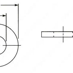 M10x0.5, M10x1, M10x1.5 Stainless Shim Washers