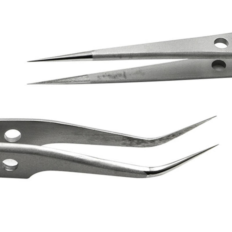 Description Picture 2 of itemPrecision Industrial Tweezers Anti-static Magnetic Stainless Steel Tweezers Set For Electronics Soldering Maintenance Hand Tools