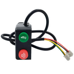 Ebike Switch Handlebar Headlight Horn Switch ON OFF Button 12V For ATV E-Scooters Electric Bicycle Accessories