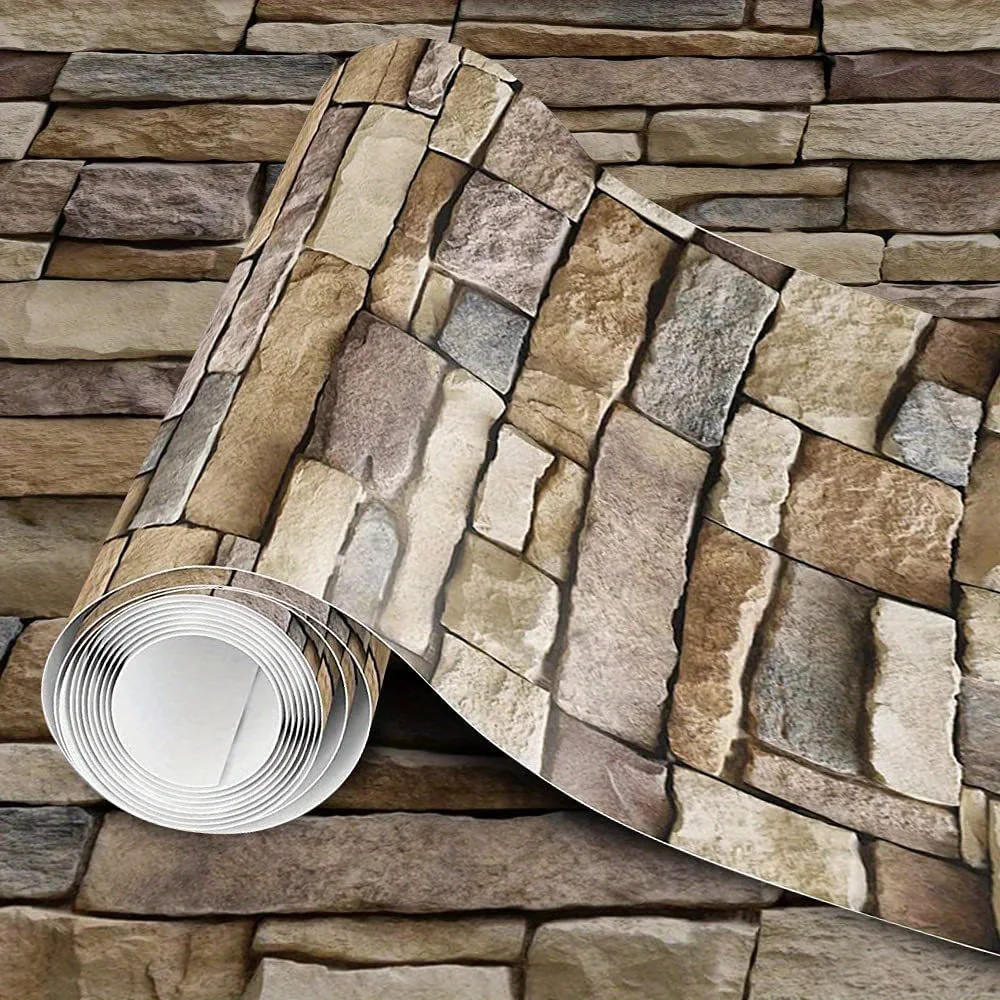 Description Picture 3 of itemVinyl Stone Pattern Decor Contact Paper for Home Decor Self Adhesive Waterproof Removable Wallpaper for Living Room Wall Decor