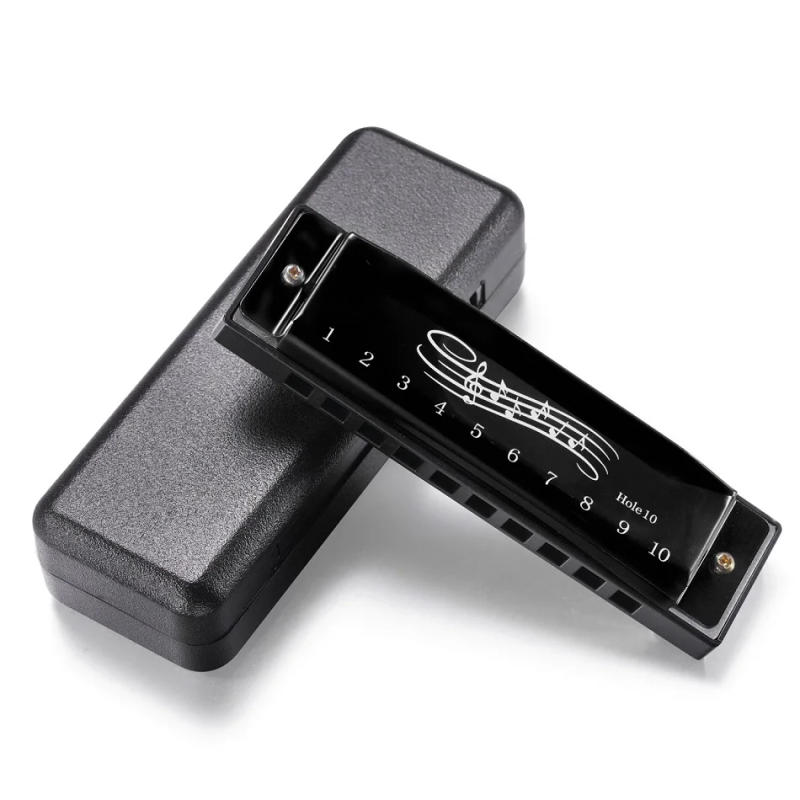 Description Picture 4 of itemProfessional Blues-Harmonica 10 Holes Blues-Harp Diatonic Harmonica 20 Tones Mouth Organ For Adult Kid Beginner Teaching Gift