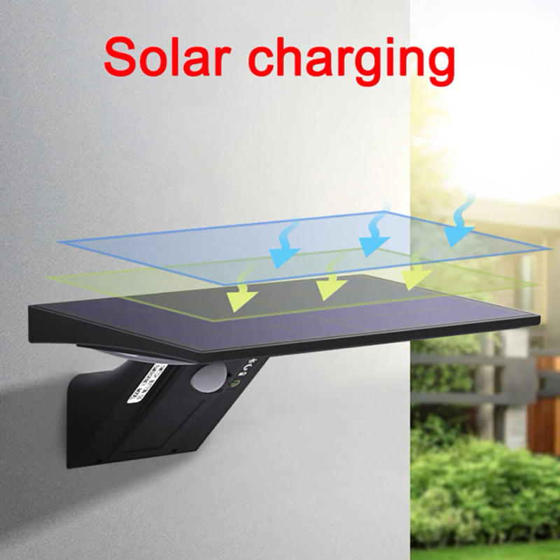 Description Picture 6 of itemD2 Outdoor Solar Light LED Lamp Super Bright Solar Street Light Spotlight 4 Modes IP65 Solar-Powered Wall Flood Lights For Patio