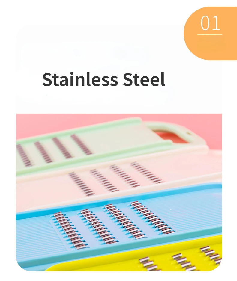 Description Picture 5 of item1pcs Vegetable Grater Potato Grid Slicer Corrugated Net Chopper Cutter Wave Knife Chipper Salad Kitchen Shredder Peeler Masher