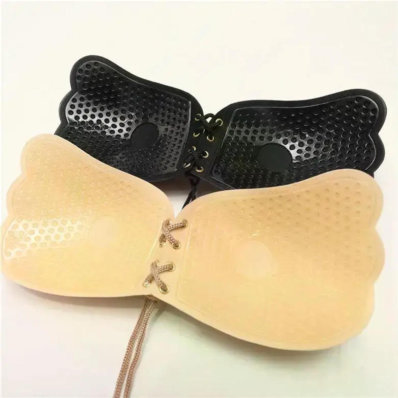Description Picture 5 of itemInvisible Strapless Adhesive Stick Bra Strapless Push Up Bras Women Sexy Backless Lingerie Seamless Silicone Bralette Underwear