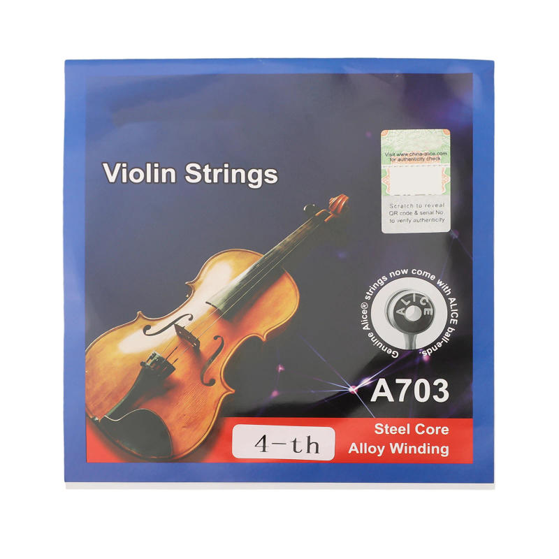 Description Picture 6 of itemViolin Silver Wound E A D G Single Strings Replacement For Full Size Violins