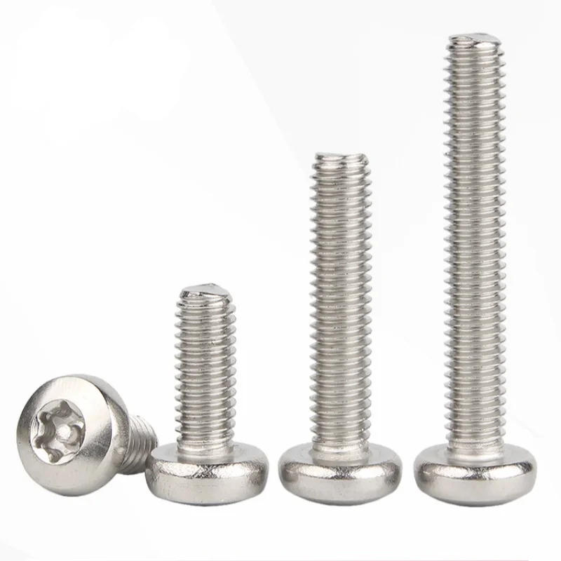 Description Picture 2 of item304 Stainless Steel Six Lobe Torx Button Round Head with Pin Anti-theft Tamper Proof Security Screw Bolt Torx Button Head Screw
