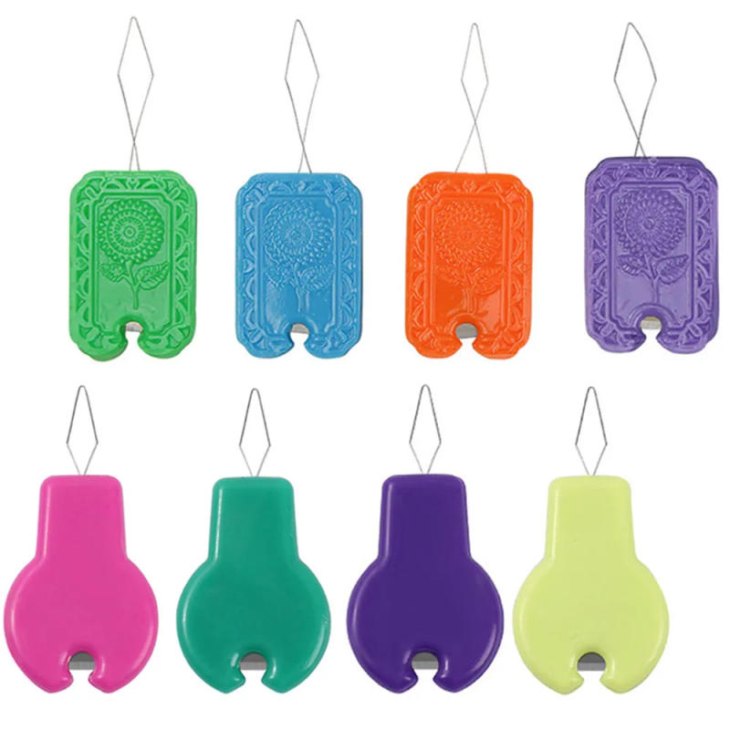 Description Picture 5 of item5/10/20Pcs Auto Needle Threader Elderly Guide Needle Threader Simple Device For DIY Machine Sewing Needle Work Cross-Stitch Tool