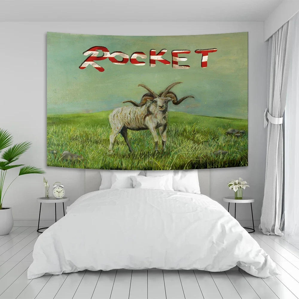 Description Picture 2 of itemAlex G Trick Album Cover Tapestry Wall Art Posters Aesthetic Bedroom Decorative  Tapestrys Macrame Farbic Tapestry room decor