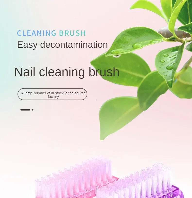Description Picture 2 of item50Pcs/Lot Cleaning Nail Brush Tools Colorful Plastic Dust Cleaner Brushes Nail Art Manicure Pedicure Powder Soft Remover