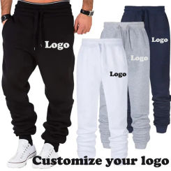 2024 Customize Letter Printed Mens Pants Streetwear High Street Loose Cotton Long Trousers Casual Fitnes Pant Autumn Sweatpants