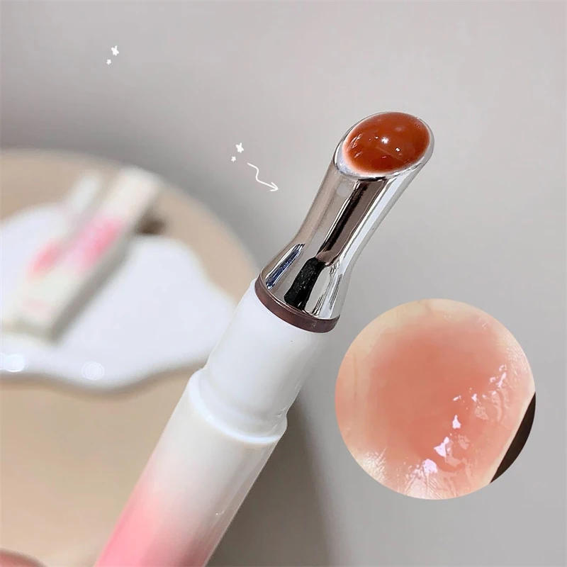 Description Picture 6 of itemWatery Crystal Clear Jelly Lip Gloss Lasting Tender Mirror Water Light Glass Lip Glaze Smoothing Lips Line Moisturizing Essence