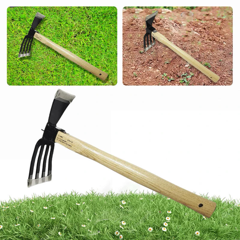 Description Picture 5 of item5-Claw Rake Garden Hand Rake Tool Garden Rake Cultivator Mini Hoe and Cultivator for Digging Weeding Gardening and Cultivating