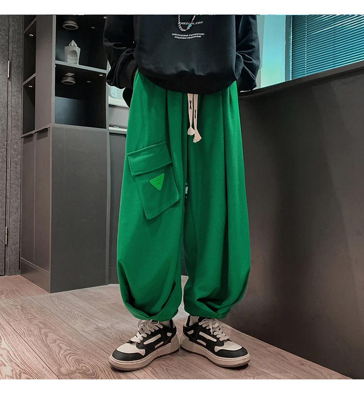 Description Picture 6 of itemMr.nut Loose Men Wide Leg Sweatpants Oversize Baggy Harem Pants Women Street Joggers Casual Retro Clothing Unisex American Style