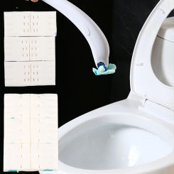 12Pcs Disposable Toilet Brush Replacement Refills for 3061 Toilet Scrubber Wand Refills Supplies Toilet Replacement Wand Refills