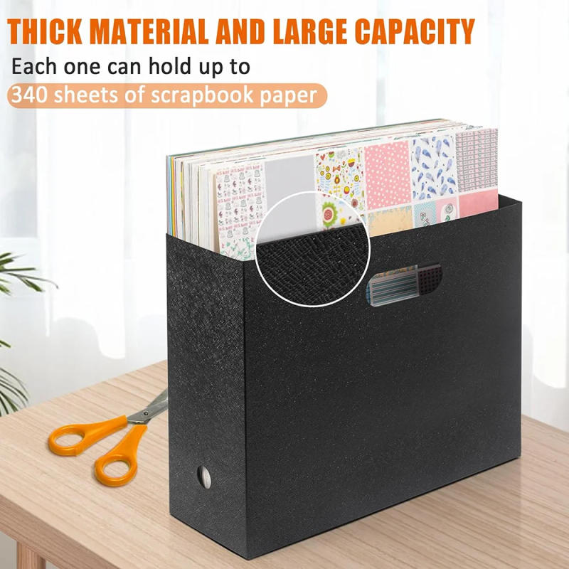 Description Picture 3 of itemCreative Folding Storage Basket 12x12 Cm Size Foldable Organizer Scrapbook Paper Office Students Book Clip Book Cushion