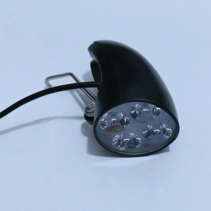 Description Picture 6 of item36/48V Electric Bicycle 4 LED Front Headlight With Horn EBike Light Scooter Lamp Electric Bicycle Accessories